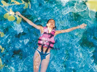Xcaret blue lagoon